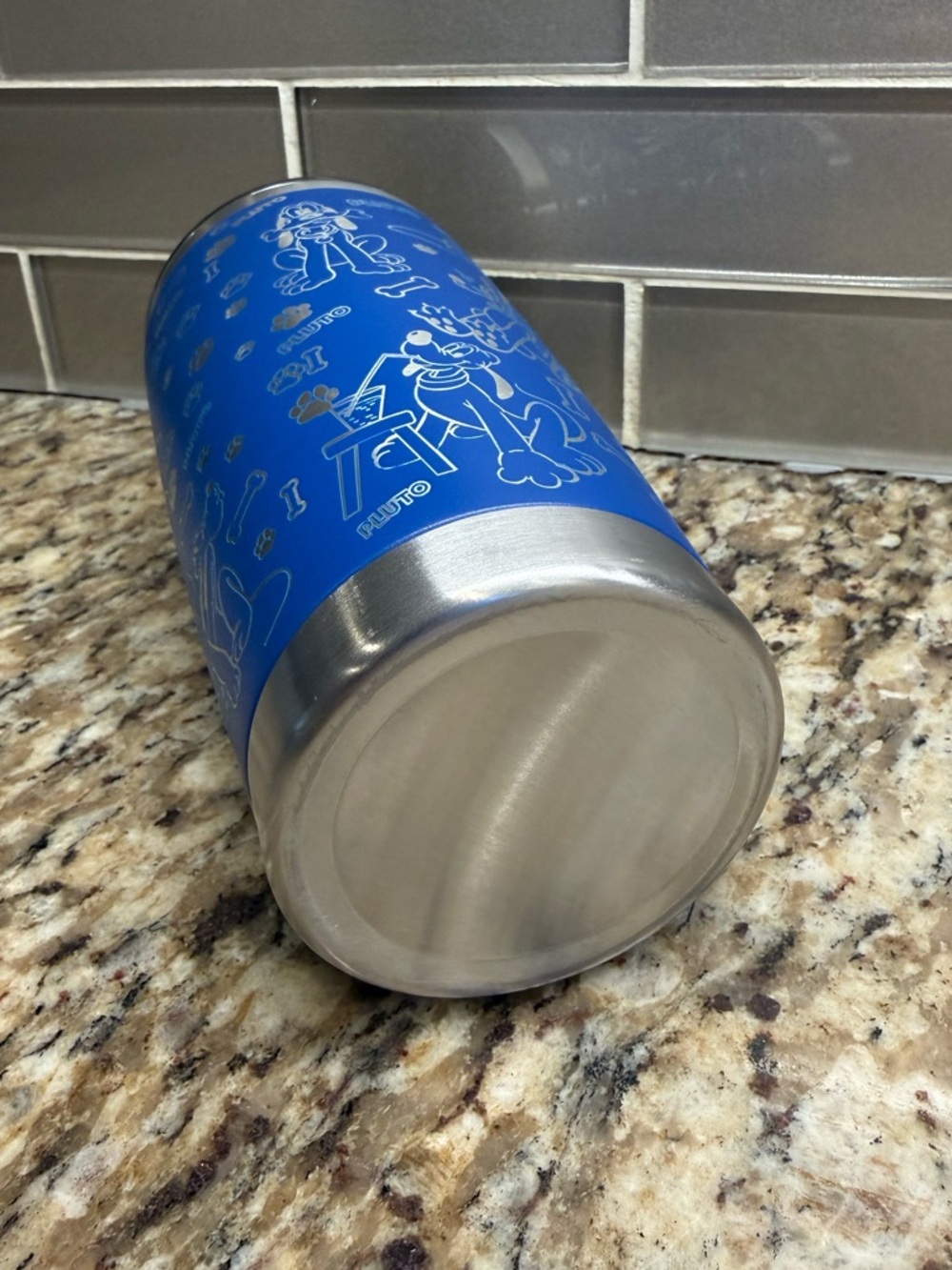 Disney blue laser-engraved Pluto-themed tumbler - Picture 6 of 8